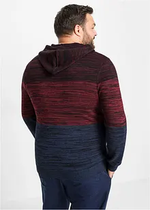 Pull en fine maille à capuche, bonprix