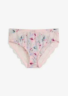 Lot de 2 slips Maxi à imprimé brillant, bonprix