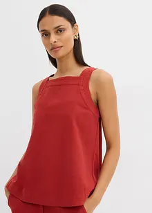 Top sans manches en viscose mélangée, à nouer dans le dos, bonprix