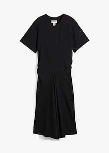 Robe en jersey crêpe texturé, bonprix