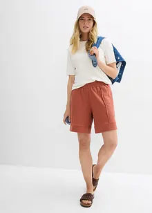 Short en molleton de coton mélangé, bonprix