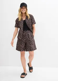 Short large en gaze de coton, bonprix