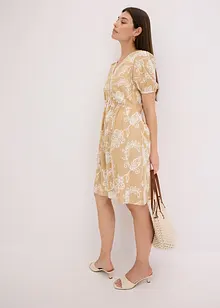 Robe-tunique brodée en viscose fluide, bonprix