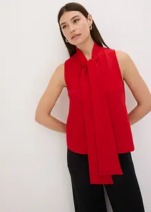 Top avec col à lavallière, bonprix