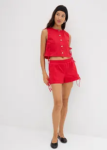 Gilet sans manches en twill de coton extensible, bonprix