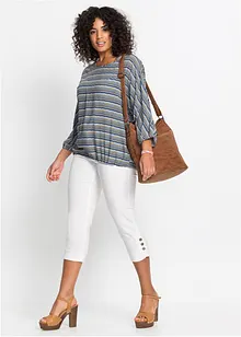 Jean slim mid waist, cropped, bonprix