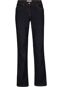 Jean droit taille mi-haute, extensible, bonprix