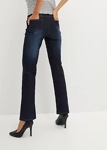 Jean droit taille mi-haute, extensible, bonprix