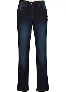 Jean droit taille mi-haute, extensible, bonprix