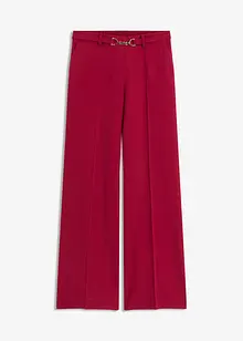 Pantalon large avec ceinture décorative, bonprix