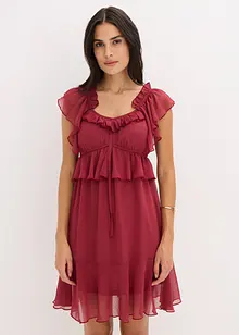 Robe trapèze en crêpe, bonprix