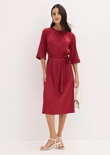 Robe midi en satin brillant, bonprix