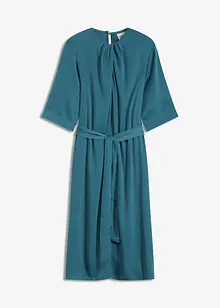Robe midi en satin brillant, bonprix