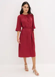 Robe midi en satin brillant, bonprix