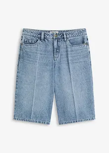 Bermuda en jean taille mi-haute, peu extensible, bonprix