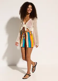 Gilet de plage transparent, aspect crochet, bonprix