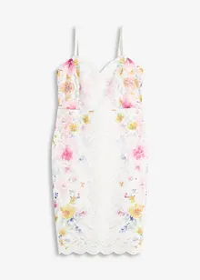 Robe en dentelle à fines bretelles, bonprix