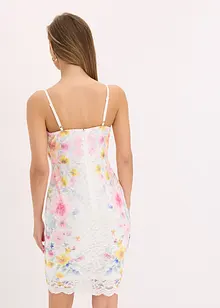 Robe en dentelle à fines bretelles, bonprix
