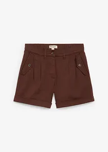Short en twill, taille haute, bonprix