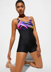 Maillot 1 pièce shorty, séchage rapide, bonprix