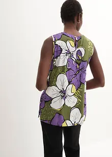 Blouse sans manches en viscose, bonprix