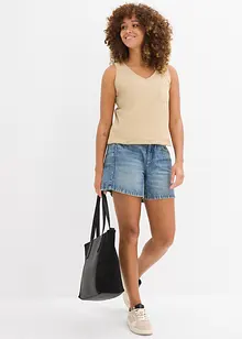 Lot de 2 débardeurs 100% coton, bonprix