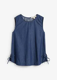 Top en jean de coton, bonprix