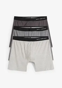 Lot de 3 boxers mi-longs, bonprix