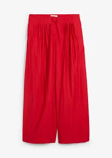 Pantalon palazzo en crépon de viscose mélangée, bonprix