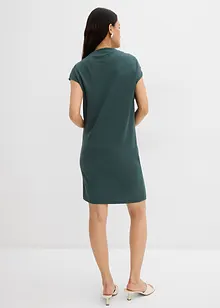 Robe courte en crêpe texturé, bonprix