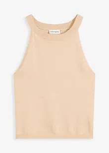 Top en maille métallisée, bonprix