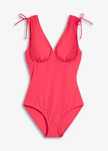 Maillot 1 pièce sculptant à larges bretelles, maintien léger, bonprix