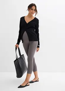 Lot de 2 leggings de grossesse, longueur 3/4, bonprix