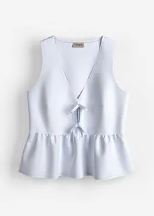 Blouse sans manches rayée, bonprix