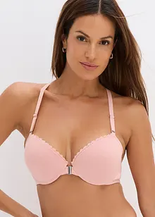 Lot de 2 soutiens-gorge coton à coques et armatures, fermeture devant, bonprix