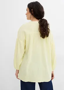 Chemisier oversize en gaze de coton, bonprix