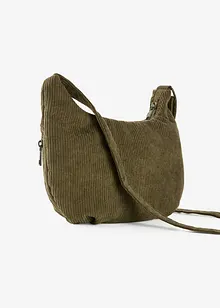 Sac à bandoulière en velours côtelé, bonprix