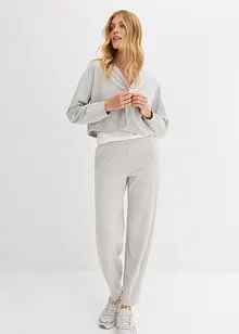 Pantalon barrel en viscose mélangée un peu brillante, bonprix