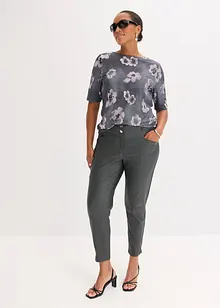 Pantalon extensible et brillant, bonprix