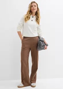 Pantalon de tailleur aspect laine, bonprix