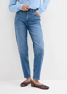Jean mom taille haute, cropped, bonprix
