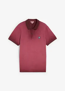 Polo en maille piquée, aspect délavé, bonprix