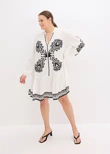 Robe-tunique en viscose texturée, bonprix