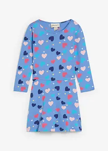 Robe fille à manches longues en jersey de coton, bonprix