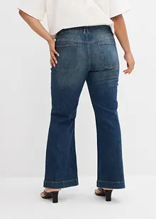 Jean flare, taille mi-haute, bonprix