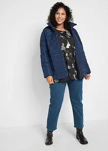 Veste matelassée légère avec capuche amovible, bonprix
