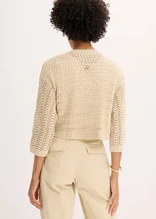 Boléro en crochet, manches coudes, bonprix