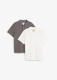Lot de 2 polos manches courtes, bonprix