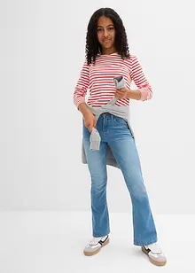 Jean flare taille mi-haute, bonprix