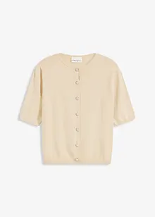 Gilet en maille fine à manches courtes, bonprix